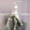 Resin /Fiberglass Fat Lady Sculpture,Abstract Naked Resin Fat Lady Sculpture Home Decor