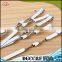 NBRSC New 10 pcs Stainless Steel BBQ Barbecue Cooking Kebab Flat Skewers Needle Forks