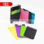 Fashion Red Silicone Card Holder /Silicone Id Card Holder for Man
