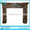 China carved marble fireplace