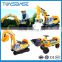 Excavator Digger Pulling Cart Mall Kids Ride on Toys