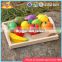 wholesale kids play kitchen toys wooden cutting fruit set funny wooden cutting fruit set for children W10B185
