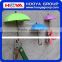 3PCS Colorful creative plastic umbrella shape adhesive wall hook hanger