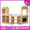 Customized kindergarten toy storage wooden lemonade stands for kids W08C197