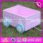 2016 wholesale high quality baby wooden toy storage box W08C134