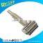 Zinc Alloy Handheld Head Massage Roller with silver plated
