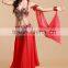 STELISY Ladies Beautiful Long Red Skirt Sexy Arabic Belly Dance Wear