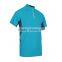 92% polyester 8% spandex mens collar sport t shirts for running