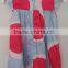 2016 Baby Girls Light Blue and Red Printed Dress for Summer