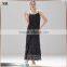 Fashion Crochet Knitting Dress Pattern Free Maxi Ladies Strapped Dress SR-D9788