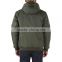 2016 Wholesale man winter soccer jacket custom fur jacket leather sleeve hoodie jacket