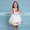 High quality cotton lining tulle layered flower girl dress