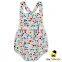 Summer Colorful Polka Dots Crisscross Back Design Breathable Cotton Infant Newborn 0-24Months Baby Girl Romper