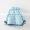 new design custom cheap fashion Children's grils winter jacket for wholesale