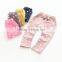 S60632B 2017 Casual Polka Dot Girls Pants Print Cotton For Kids