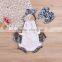 S33621W Baby Girl Rompers National Style Flower Infant Romper Summer Cotton Girl Jumpsuit