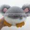 Myfur New Design Rabbit Fur Penguin Cute Bag Charm for Girls' Fashion Handbag