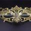 4 colors Metal Italy Venetian Mask Masquerade Diamante Rhinestones Ribbon Tie