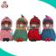 cute fashion design school backpack bag/plush kids school bag toys manufacturer