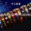 Latest Colorful Handmade Handicraft Braided Vintage 12 Zodiac Sign Charm Bracelet