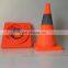 Reflective Road Safety Equipment Rubber Reflective Safety Cone Rubber Reflective Safety Cone
