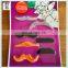 7pcs Stylish Colors Party Funny Synthetic False Fake Moustache HPC-0353