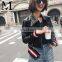 Spring Slim Fit Fashion Women Jacket Lamb Leather Jacket