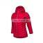 woman plus size windbreaker down jacket shiny shell