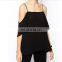 Sexy Ladies Cold Shoulder India Wholesale Clothing Fashion Chiffon Blouse