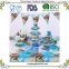 Cartoon Theme Party Tableware Cup Straw Plate Napkins Candy Box Banner Flags Kid's Birthday Party Decorations Supplies