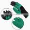 A Pair Latex Gloves with Claws ABS Plastic Gloves for Digging and Planting
