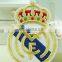 Stick-on custom crown patch embroidery patch no MOQ , crown patch in stock iron on, sewing for cloth