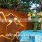 A588 Antique Decorative Corten Steel Rusty Garden Screen