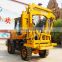 Photovoltaic Guardrail Post Pile Driver mini excavator pile driver equipment