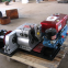 diesel engine powered winch; pulling motored winch; cable pulling motored engine winch