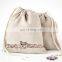 Natural Linen Bread Bags Ideal for Homemade Bread Unbleached, Reusable Food Storage Housewarming Wedding