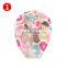 Fashion Kids Dotted Donut Headband Rainbow Chevron Printed Baby Girls Turban Hat Winter Cap Flower Flamingo Hats Soft Caps Gifts