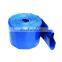 Blue Large Diameter 12 inch PVC Layflat Discharge Hose for Water Irrigagion in agriculture