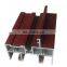 Shengxin aluminium 6063 t6/t5 wood grain finish extruded aluminum profiles for building material