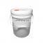 Hot Selling Food Grade 2L Round Clear Plastic Bucket With Lid