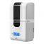 wall-mounted automatic liquid alcohol spray hand soap dispenser with thermometer that can test body temperature