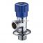 High Pressure Chrome Plated Toilet 90 Degree Angle Valve With Plastic Handle 1/2