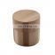 High quality simple useful candle container solid wooden candle jar