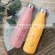 Gint 500ml Food Grade BPA Free Eco-friendly Double Wall 304 Stainless Steel Vaccum Insulated Water Bottles for Yoga