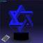 16 Colors Changing 3D Night Light Remote Control Best Selling Items