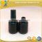 20ml round black glass nail polsih bottles