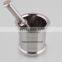 stainless steel mortar & pestle