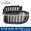 F25 F26 Carbon Fiber Front Bumper Grille Mesh Fits for 14-17 BMW X Series X3 X4