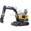 Household Chinese Mini Excavators 1Ton Hydraulic Crawler Mini Excavators For Sale