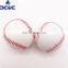 Wholesale Blank White PVC Cheap Baseball With Cork Core